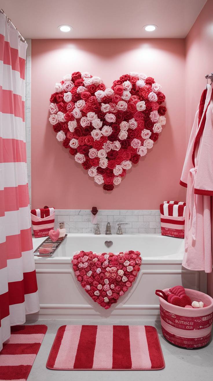 27+ Valentine’s Day Bathroom Décor Ideas Romantic & Stylish Designs
