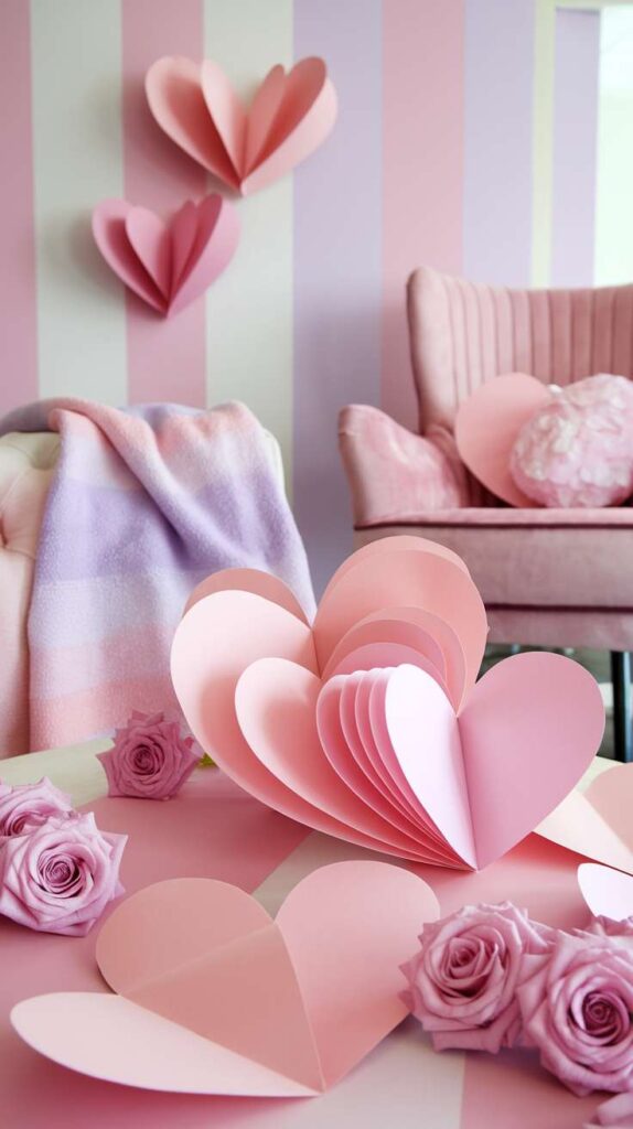 Valentine' s Day Living Room Decor