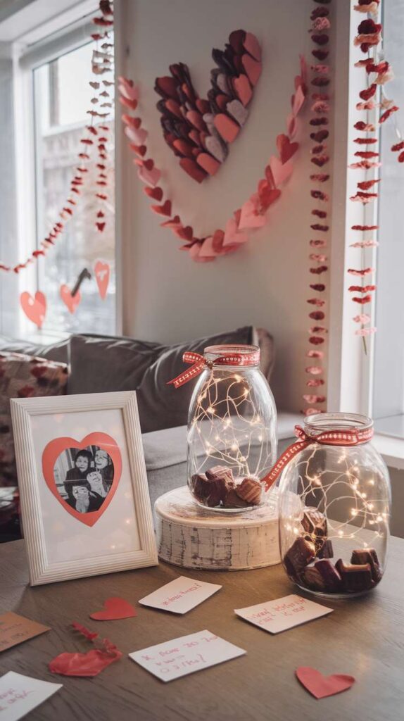 Valentine' s Day Living Room Decor