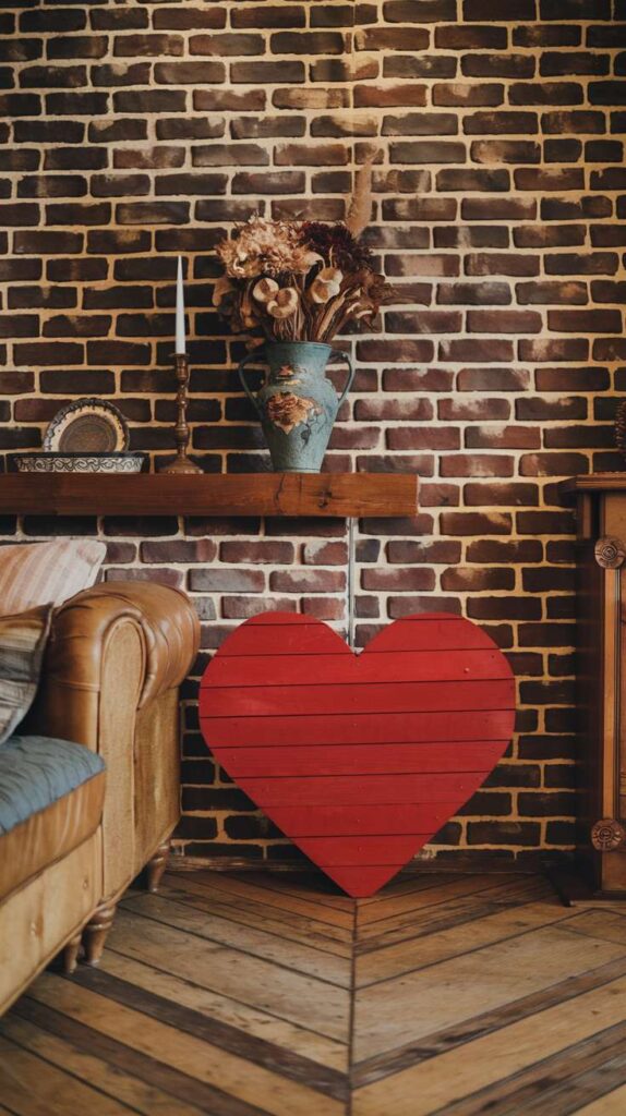 Valentine' s Day Living Room Decor