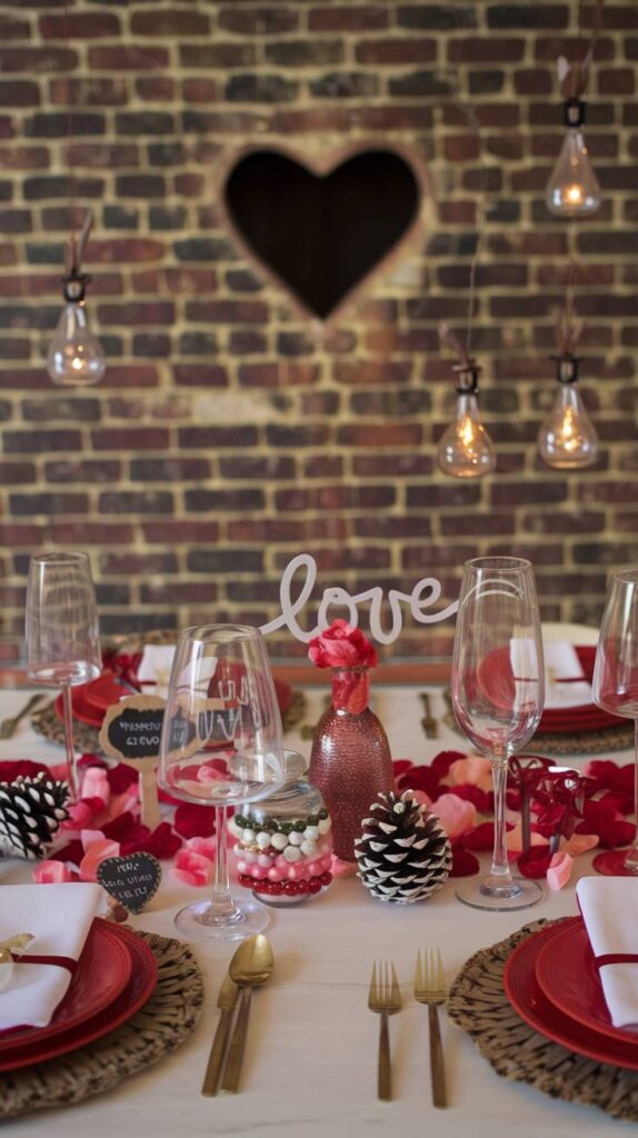 Valentine's Day Table Decor Ideas on a Budget