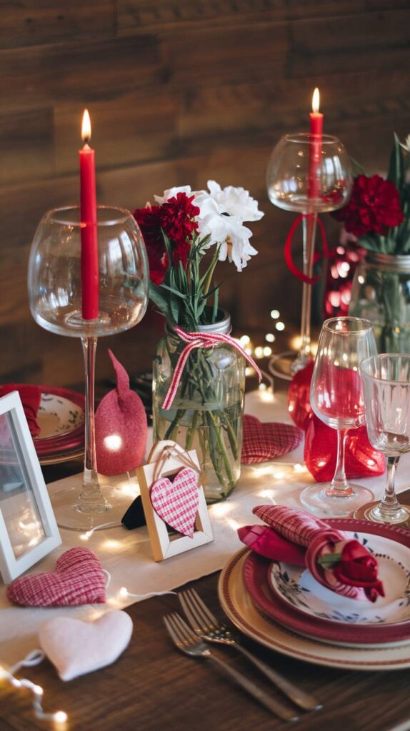 Valentine's Day Table Decor Ideas on a Budget