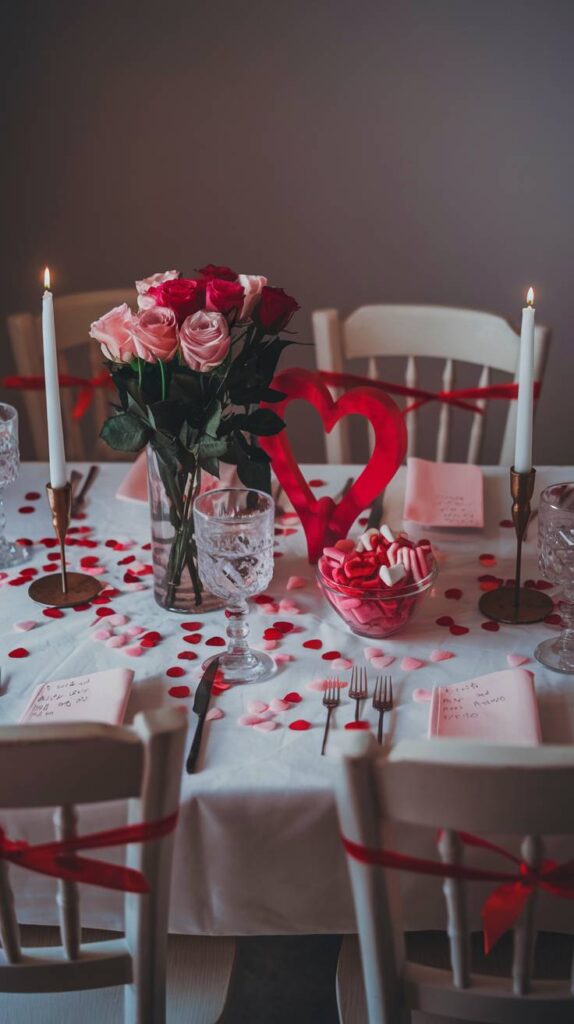 Valentine's Day Table Decor Ideas on a Budget