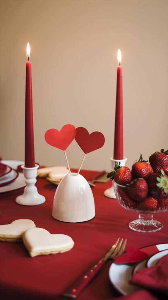 Valentine's Day Table Decor Ideas on a Budget