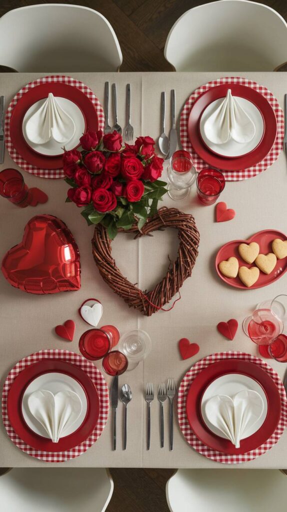 Valentine's Day Table Decor Ideas on a Budget