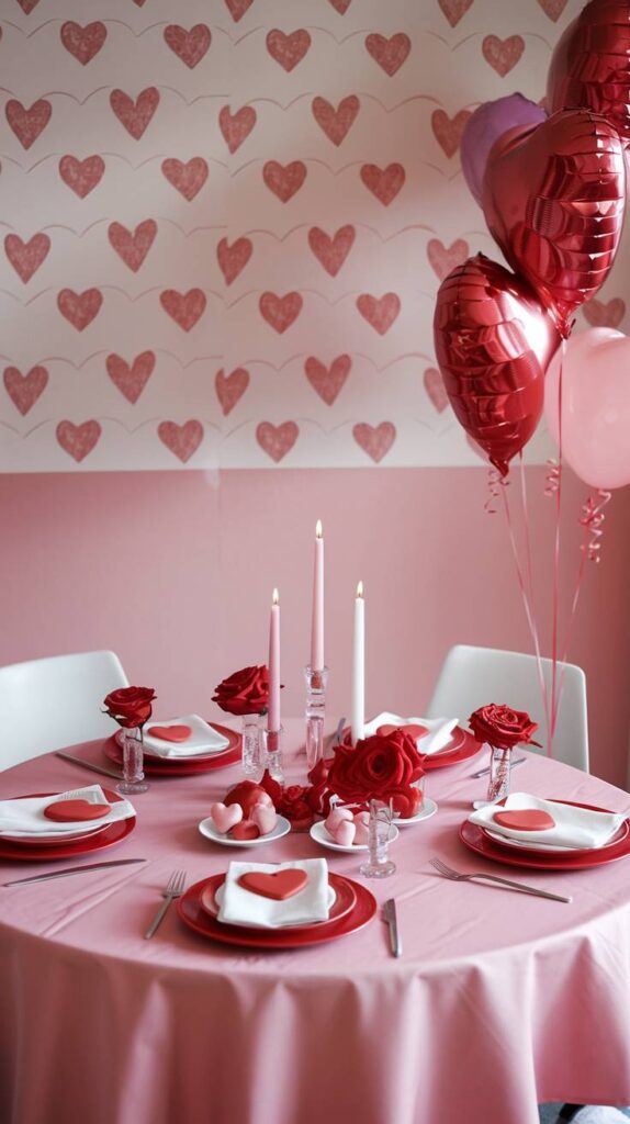 Valentine's Day Table Decor Ideas on a Budget