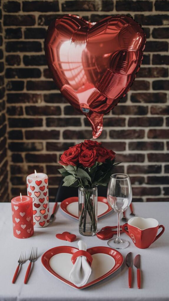 Valentine's Day Table Decor Ideas on a Budget