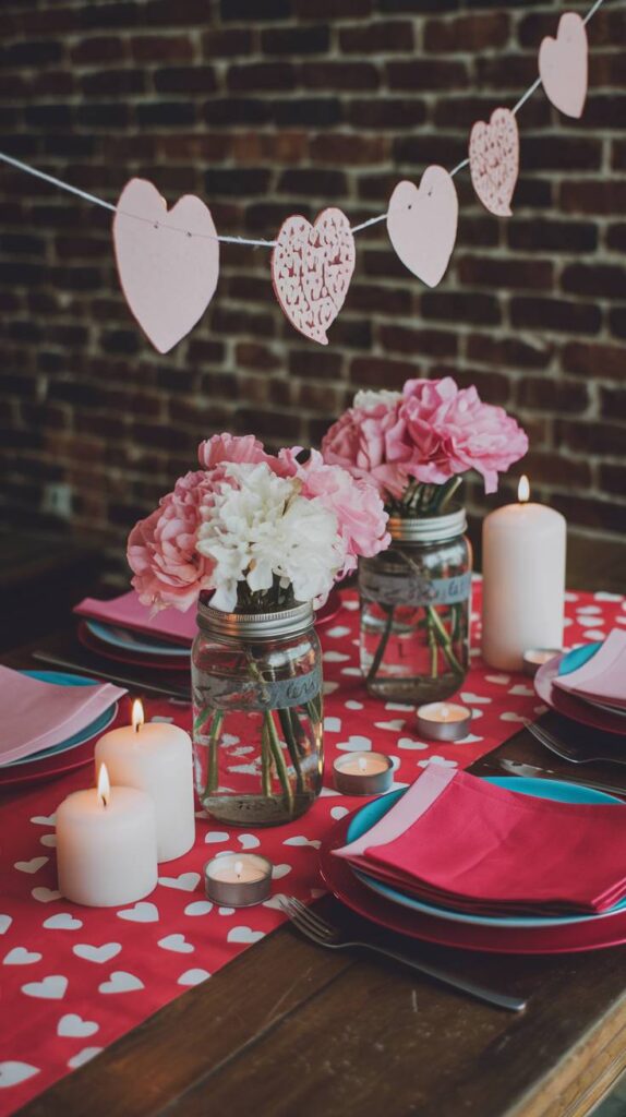 Valentine's Day Table Decor Ideas on a Budget