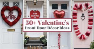 Valentine’s Front Door Decor DIY | Luxury Valentine's Day