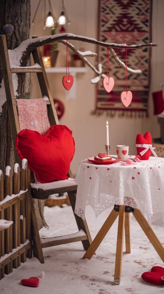 Winter Valentine's Day Decor