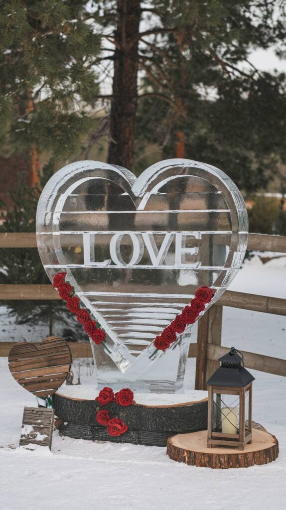 Winter Valentine's Day Decor: Outdoor Valentine’s Decorations