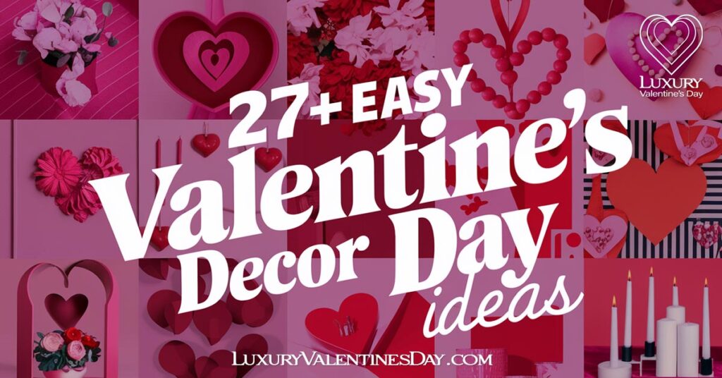 Simple & Easy Valentine’s Day Decor Ideas