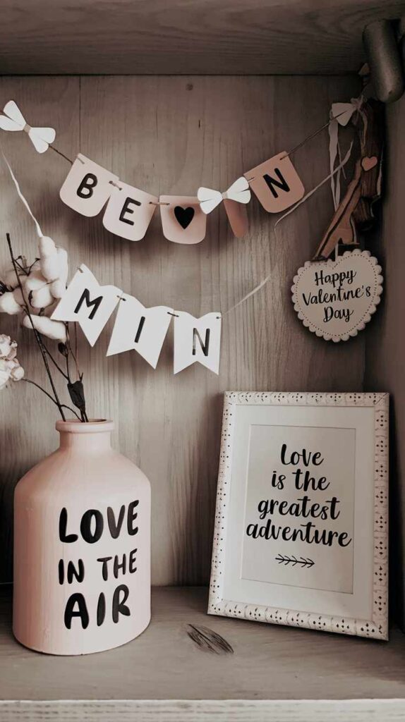 Neutral Valentine's Day Decor Ideas