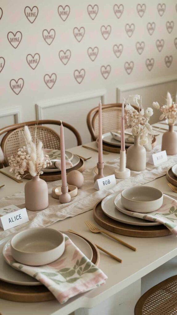 Neutral Valentine's Day Decor Ideas