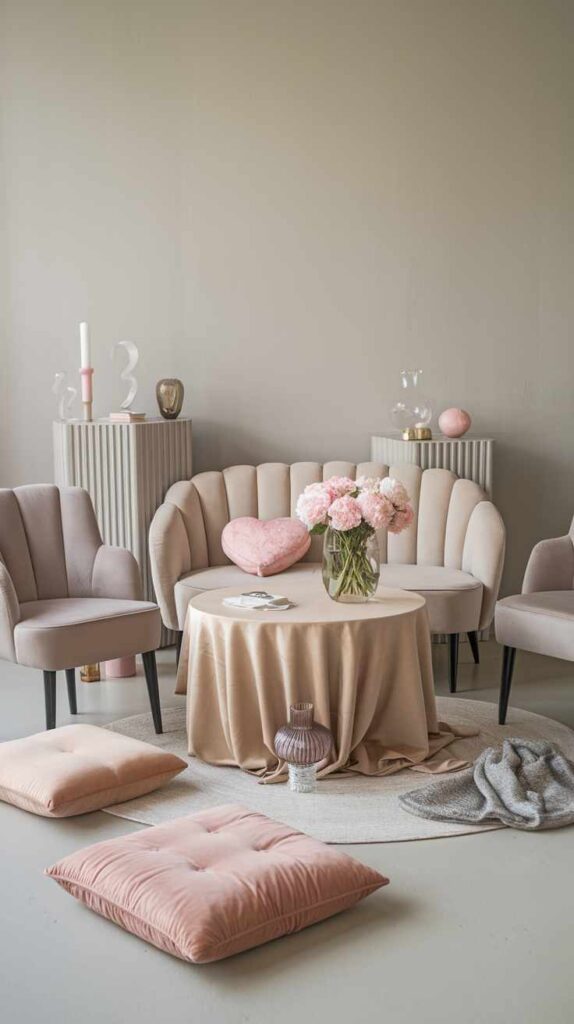 Neutral Valentine's Day Decor Ideas