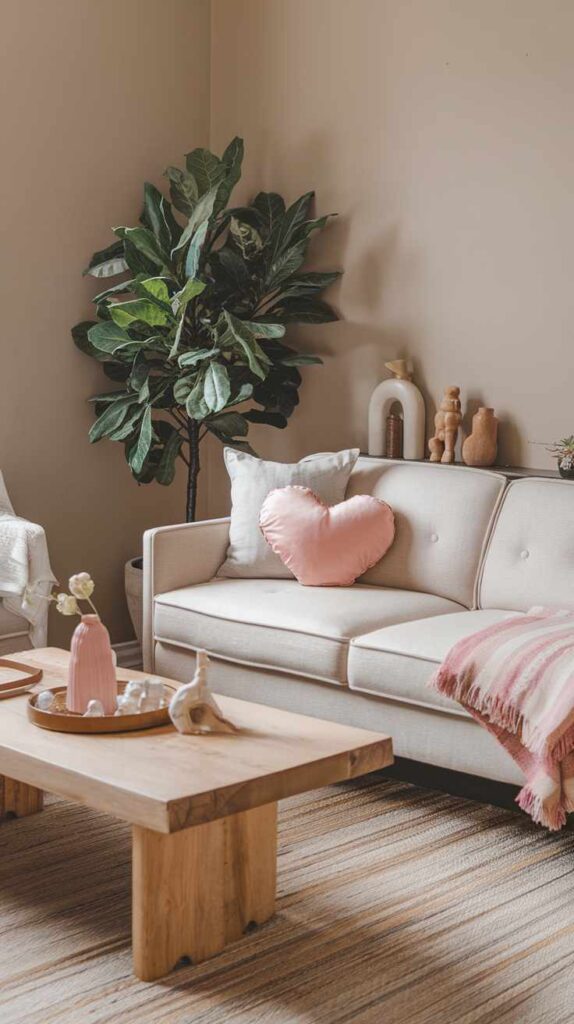 Neutral Valentine's Day Decor Ideas