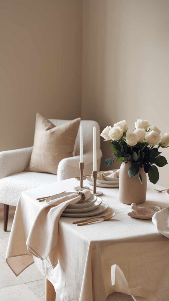 Neutral Valentine's Day Decor Ideas