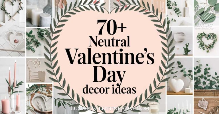 Neutral Valentine's Day Decor Ideas