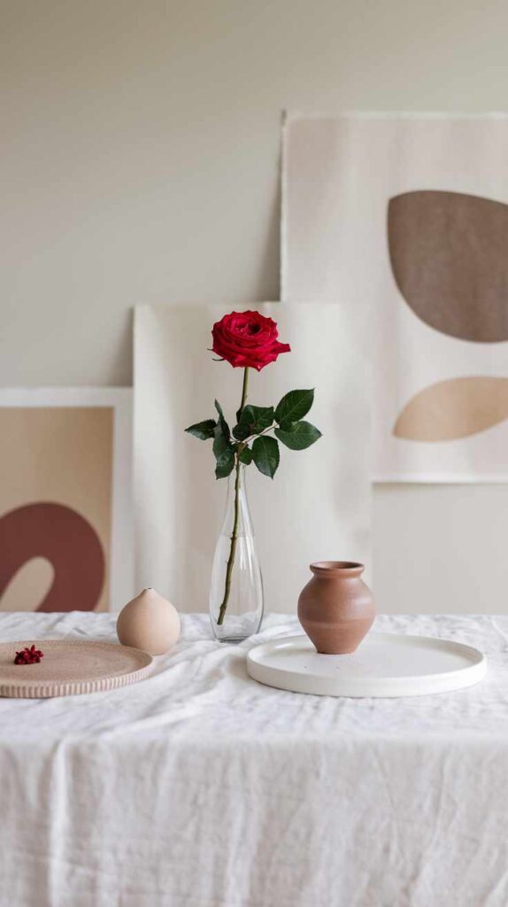 Neutral Valentine's Day Decor Ideas