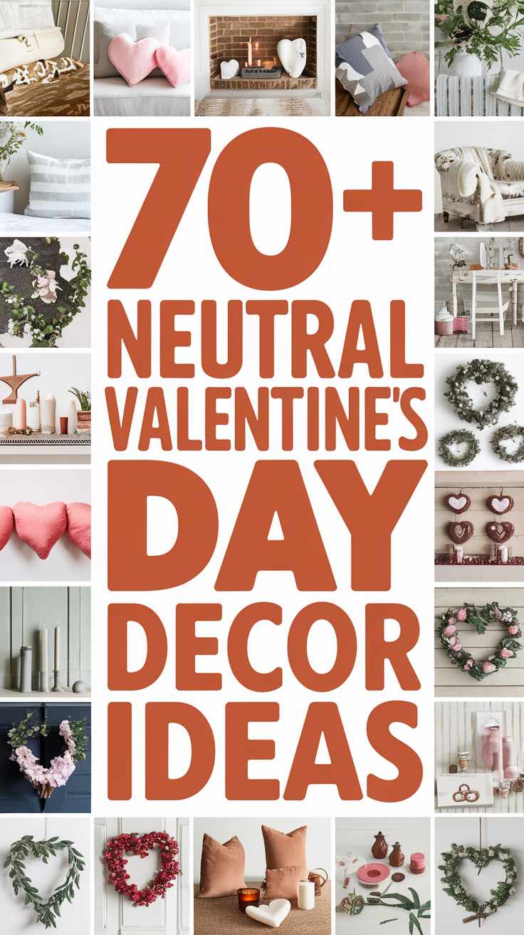 Neutral Valentine's Day Decor Ideas