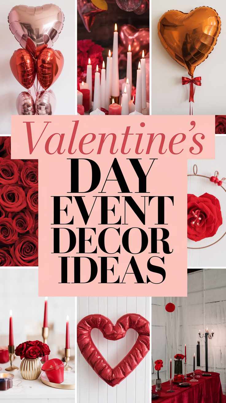 Valentines Day Event Decor Ideas