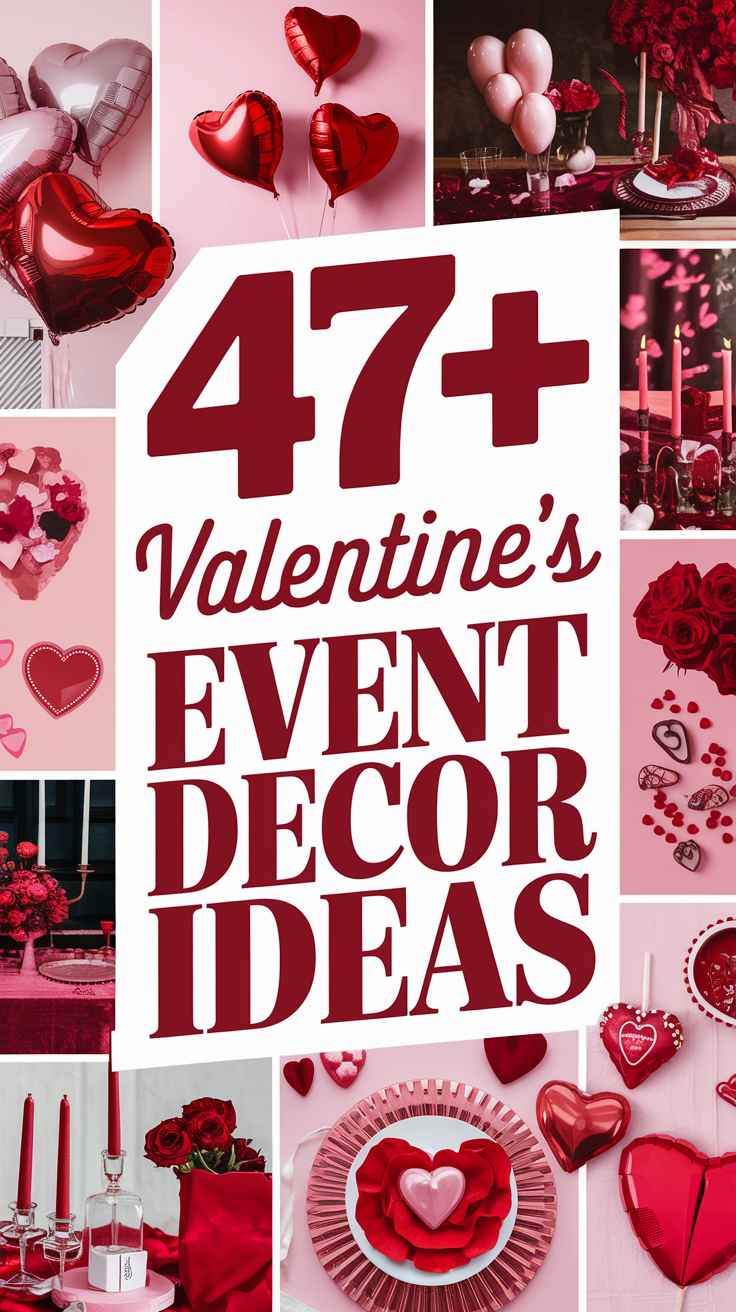 Valentine's Day Event Decor Ideas