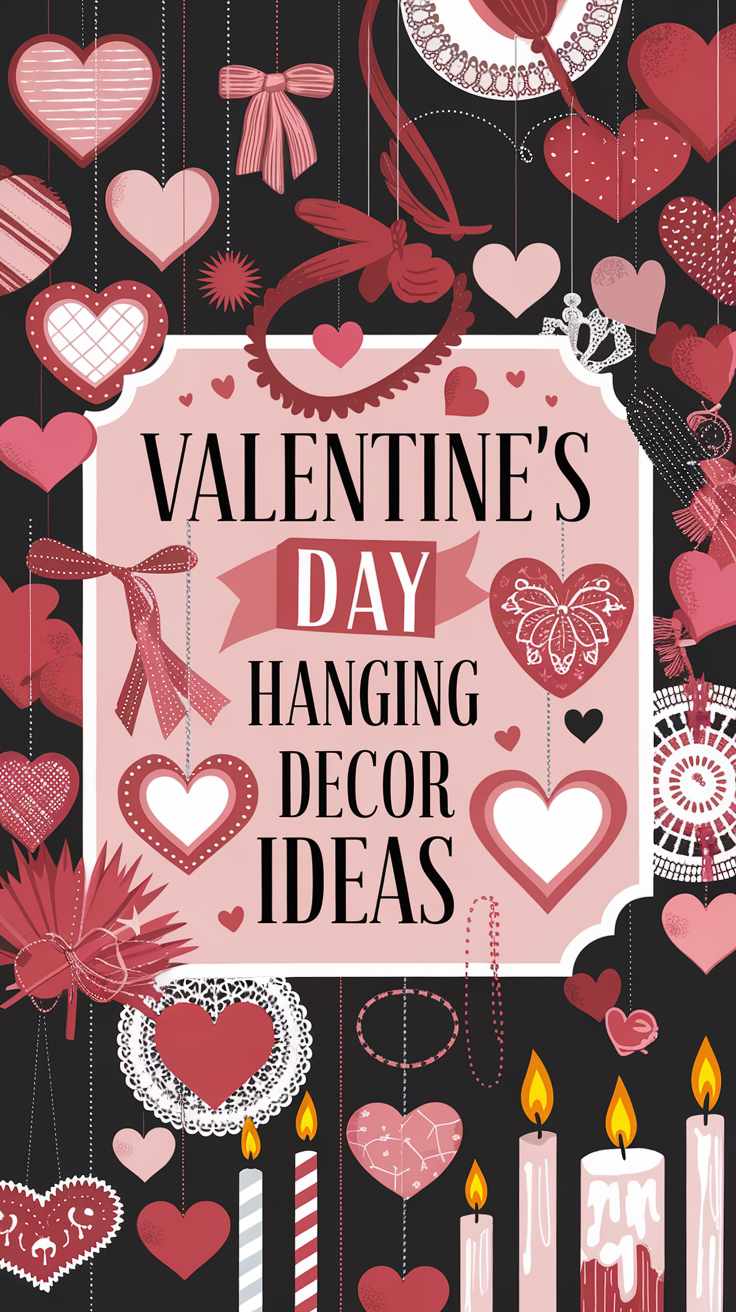 Valentines Day Hanging Decor Ideas