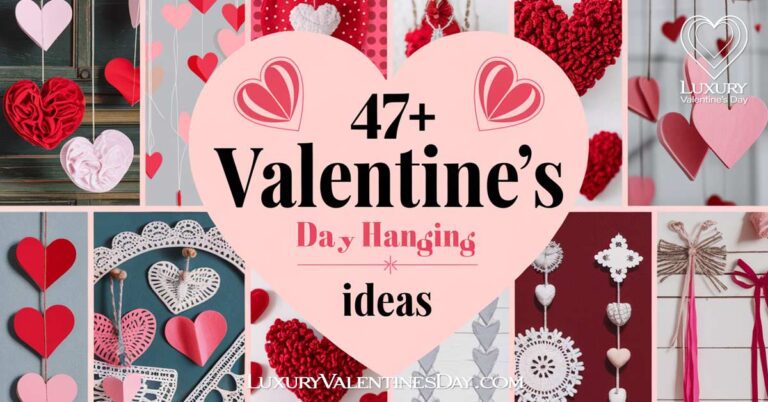 Valentine's Day Hanging Decor Ideas