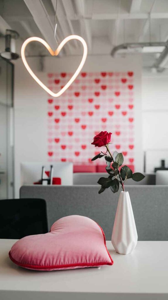 Valentine's Day Office Decor