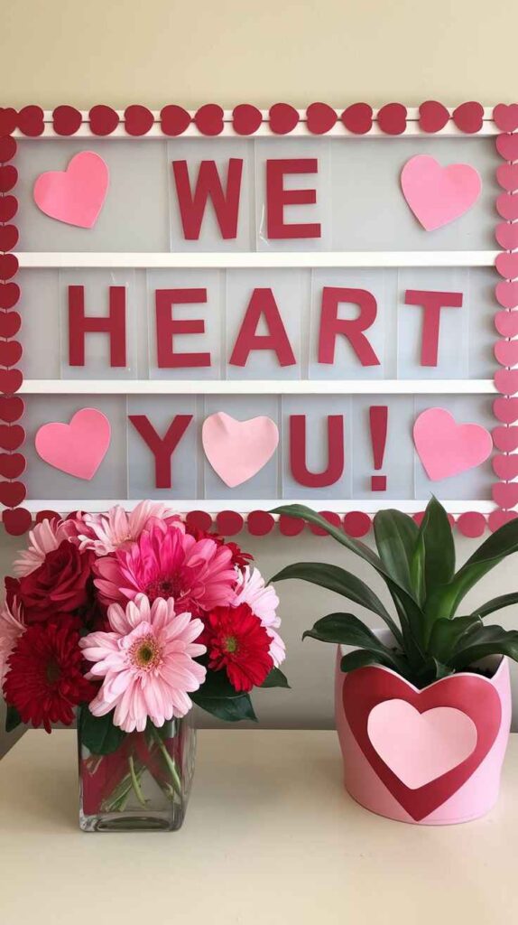 Valentine's Day Office Decor