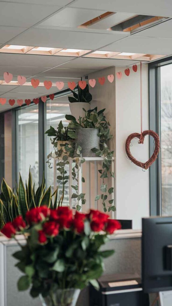 Valentine's Day Office Decor