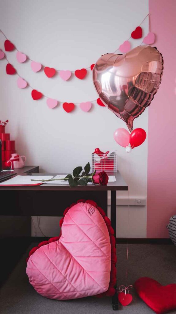 Valentine's Day Office Decor