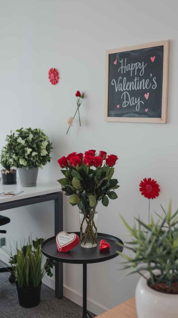 Valentine's Day Office Decor