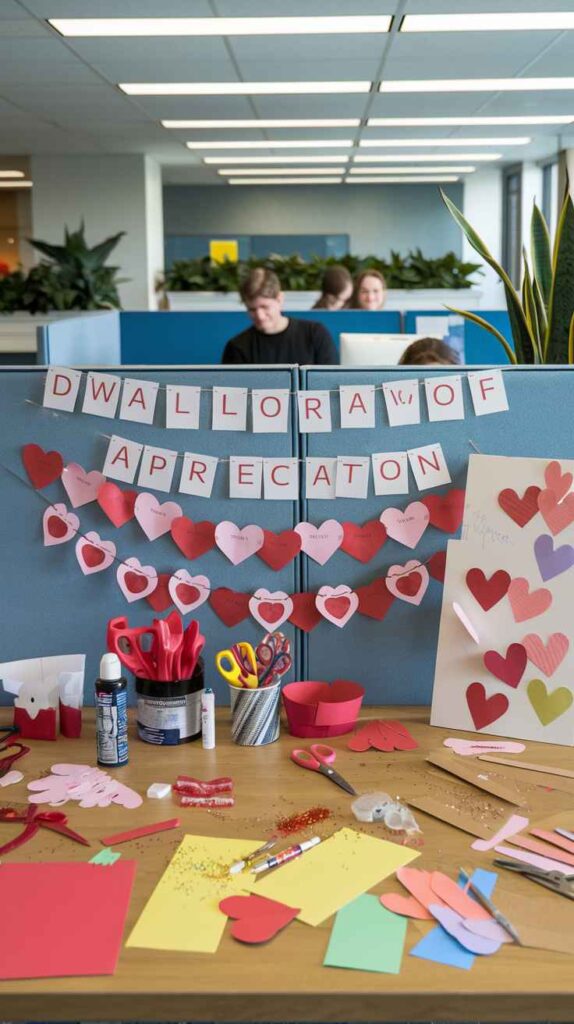 Valentine's Day Office Decor