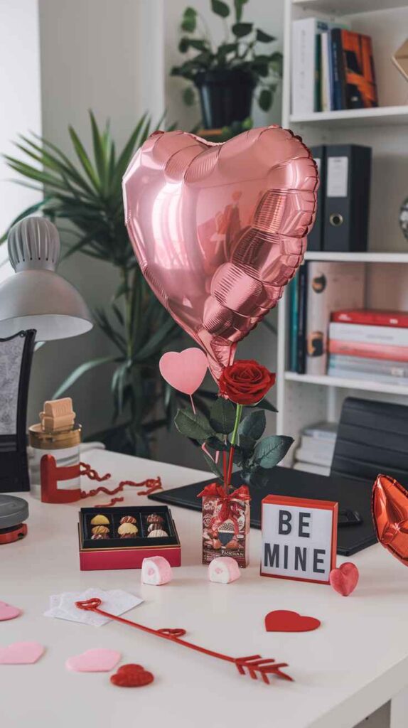 Valentine's Day Office Decor