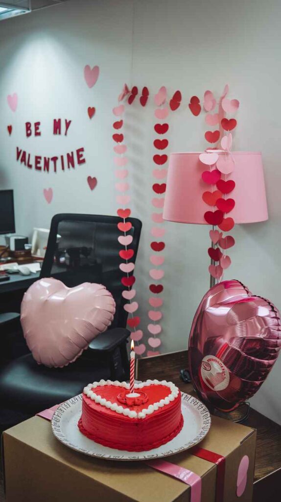 Valentine's Day Office Decor