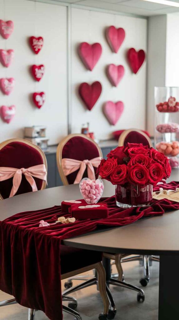 Valentine's Day Office Decor