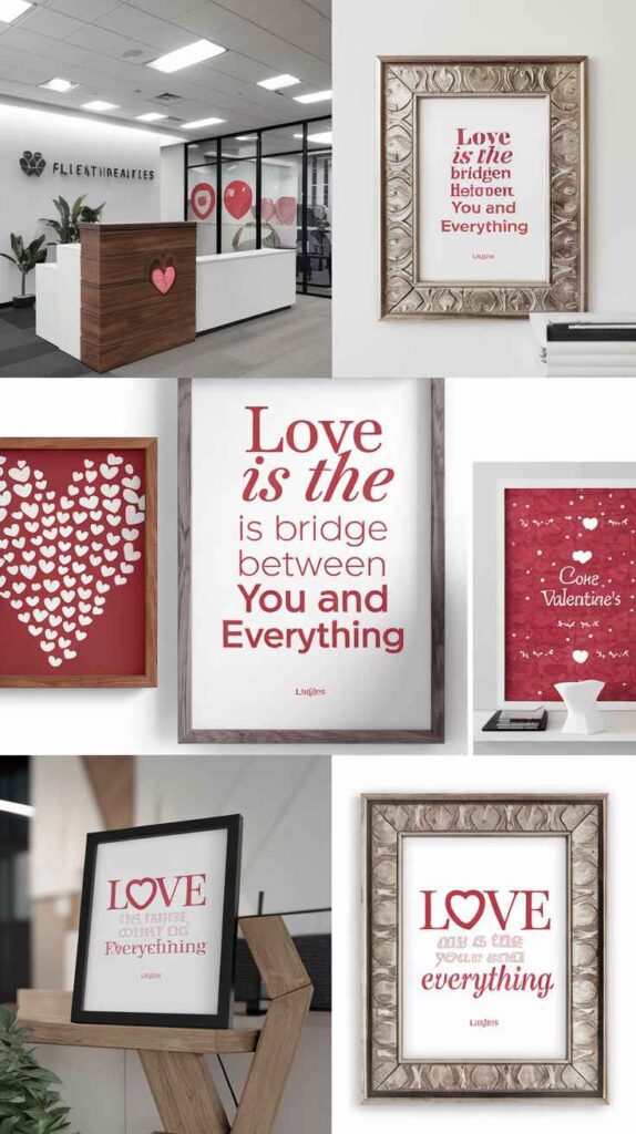 Valentine's Day Office Decor