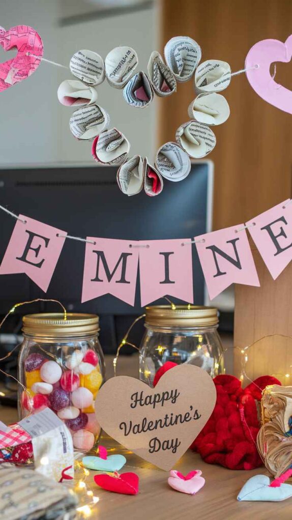 Valentine's Day Office Decor