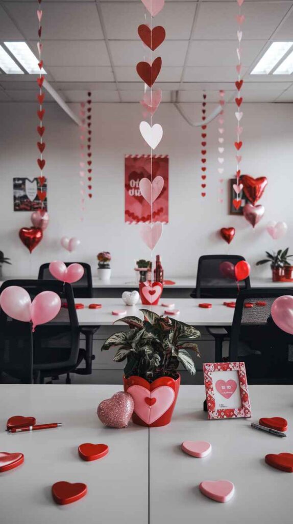 Valentine's Day Office Decor