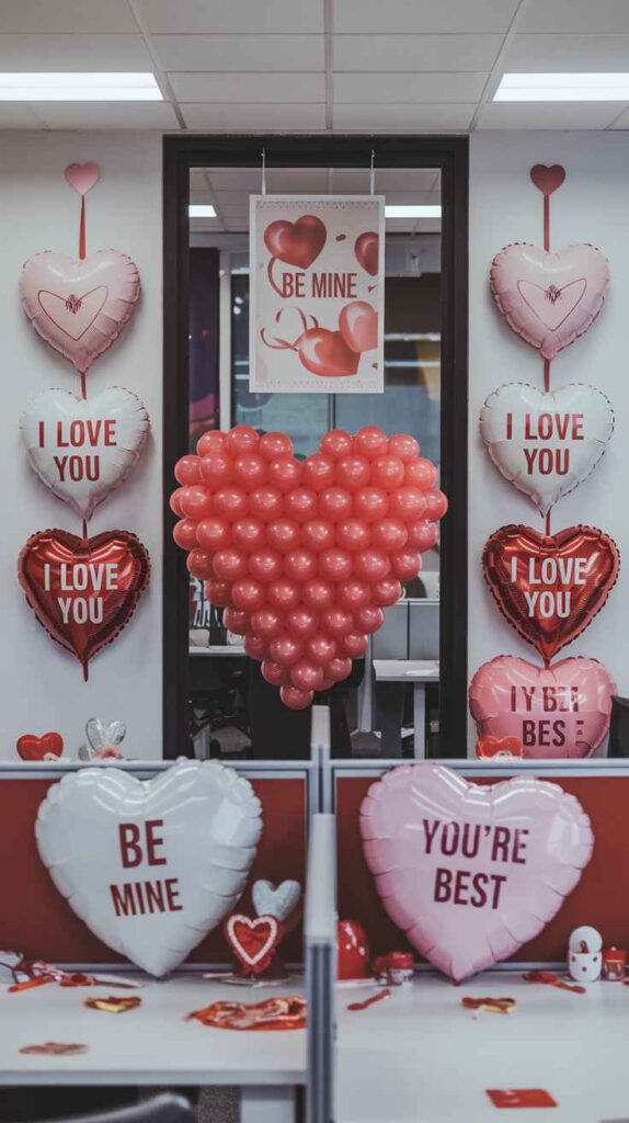 Valentine's Day Office Decor