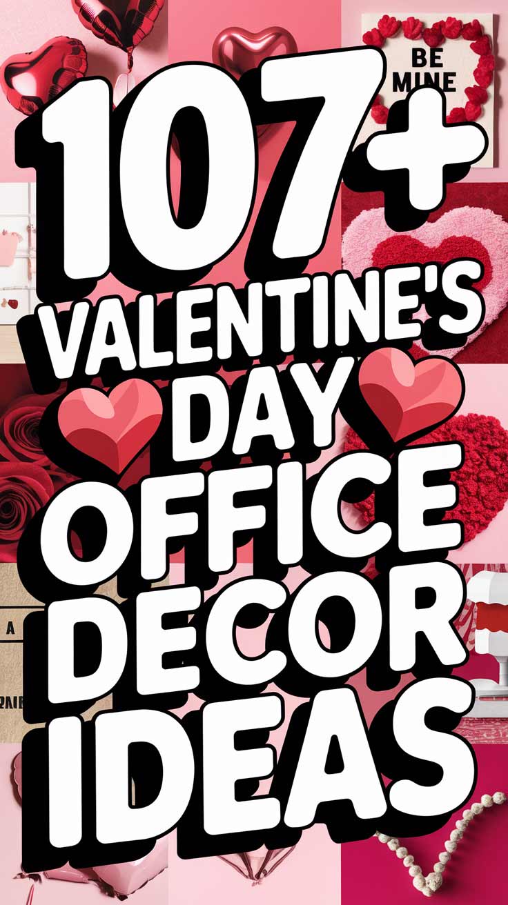 Valentine's Day Office Decor