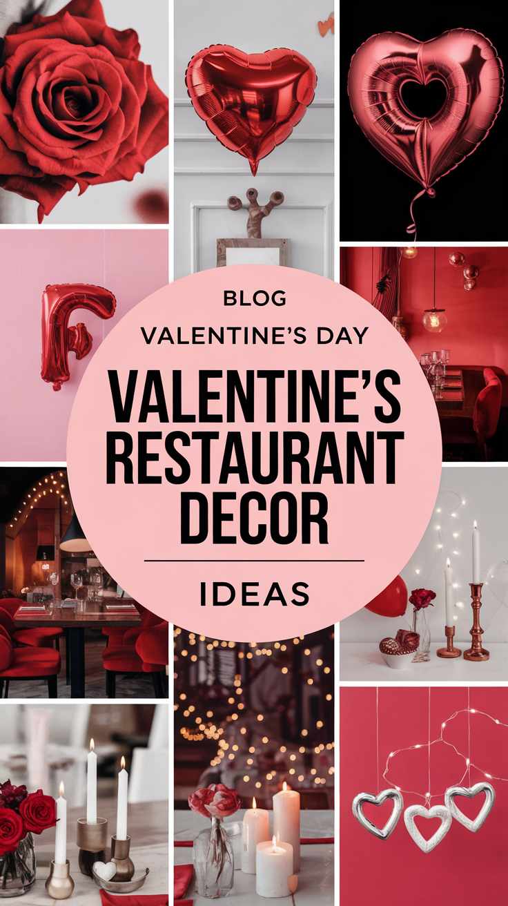 Valentines Day Restaurant Decor Ideas