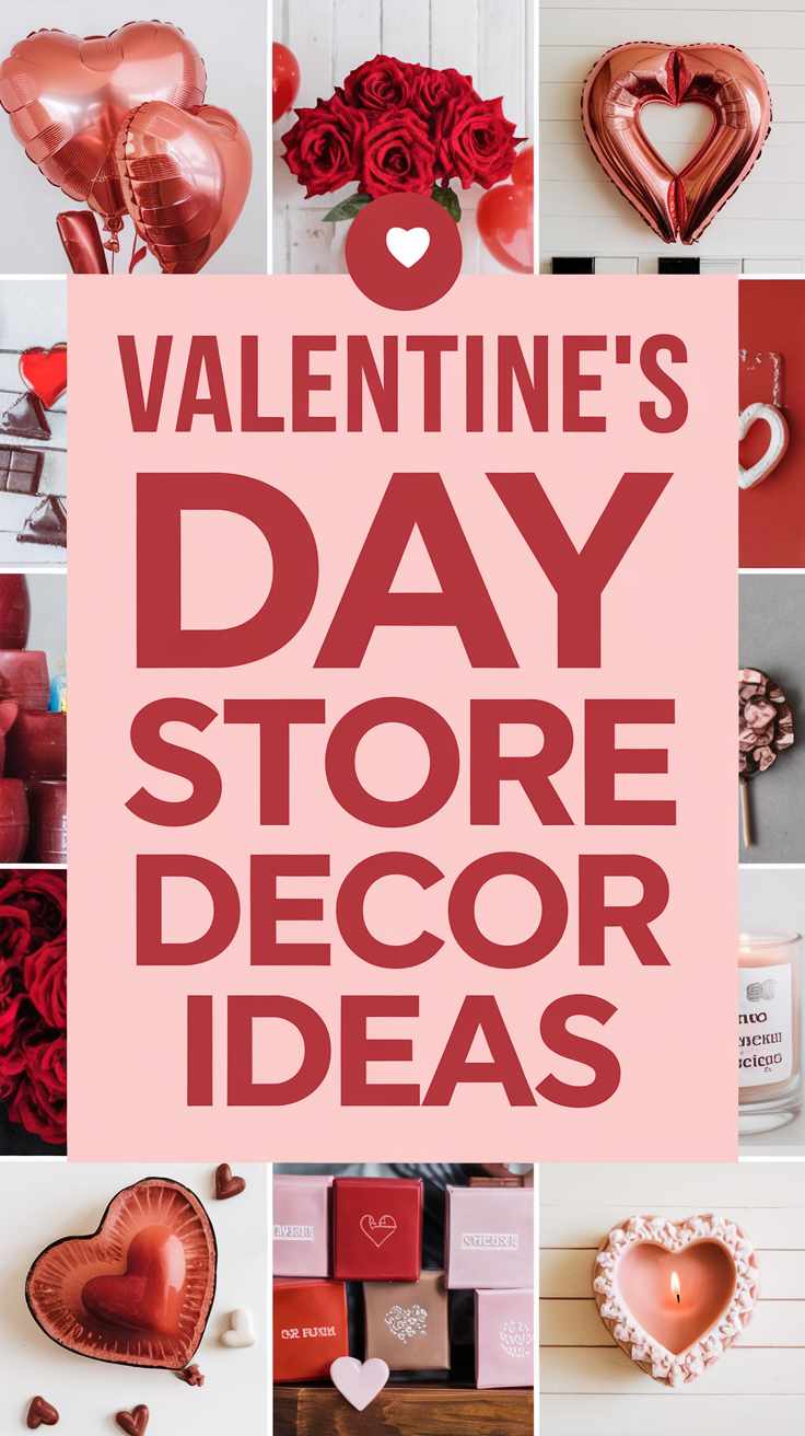 Valentines Day Store Decor Ideas