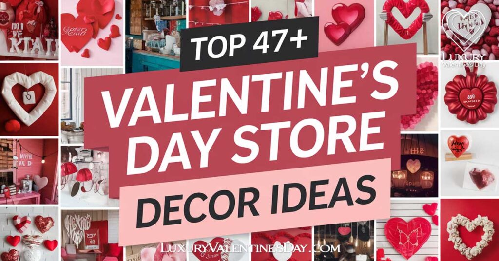 Valentine's Day Store Decor Ideas