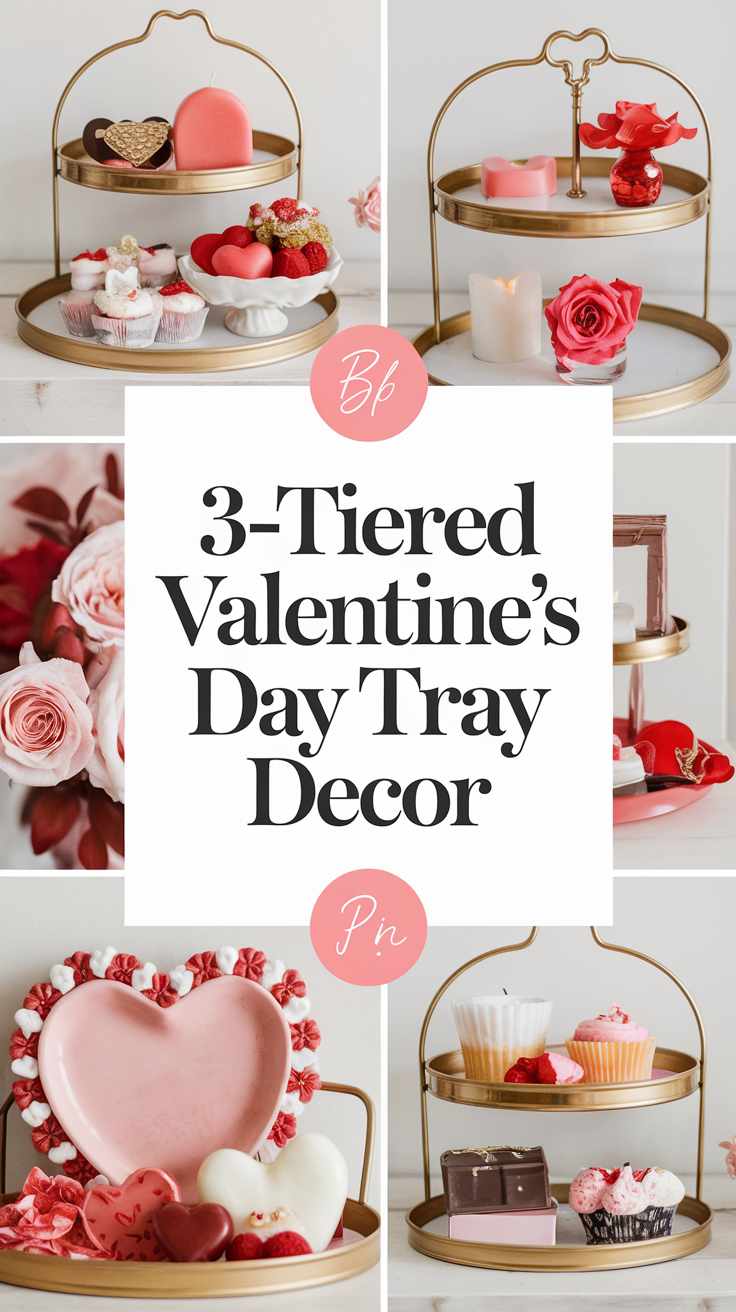 Valentines Day Tray Decor Ideas