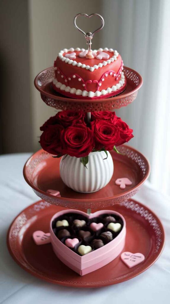 Valentine's Day Tray Decor Ideas