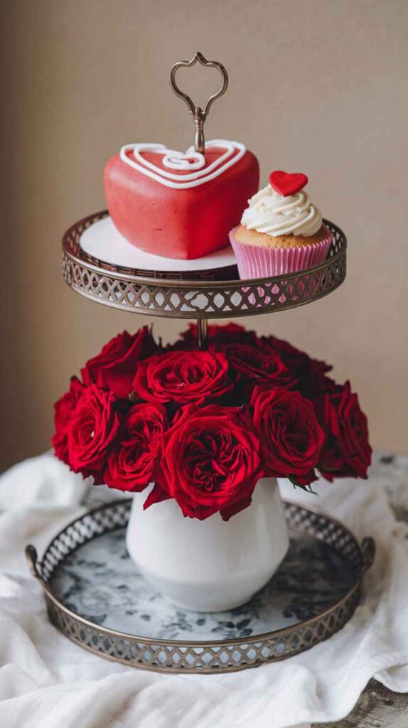 Valentine's Day Tray Decor Ideas