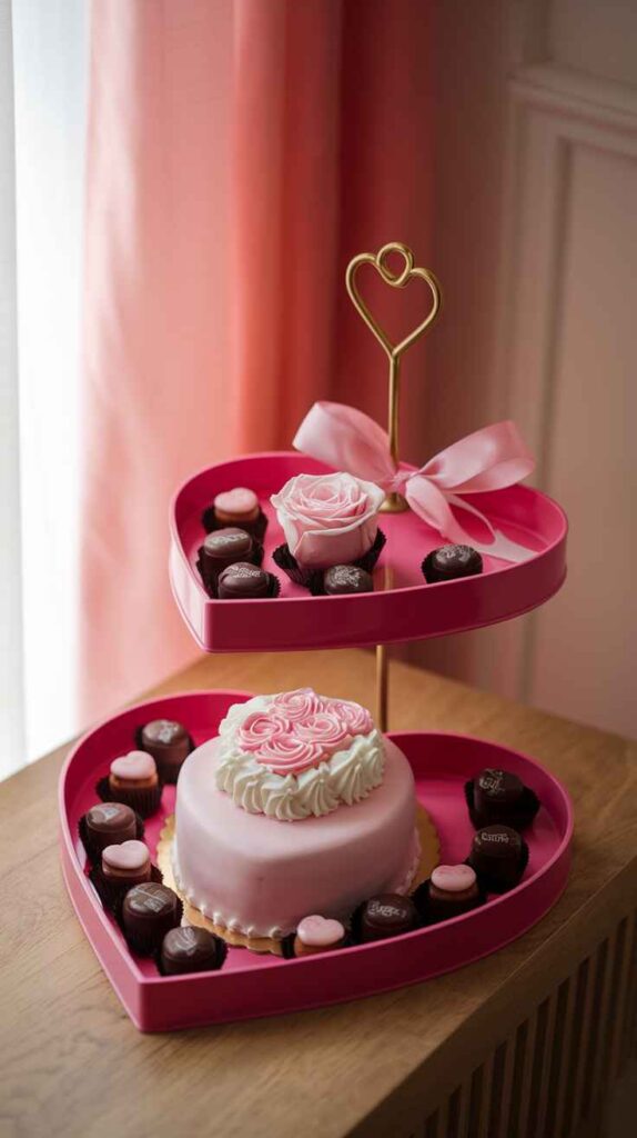 Valentine's Day Tray Decor Ideas