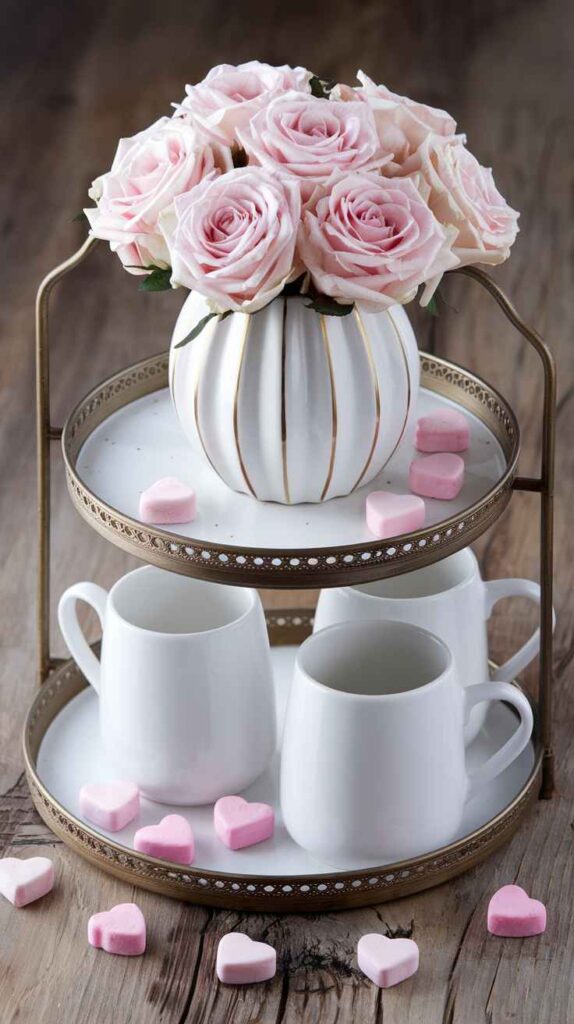 Valentine's Day Tray Decor Ideas